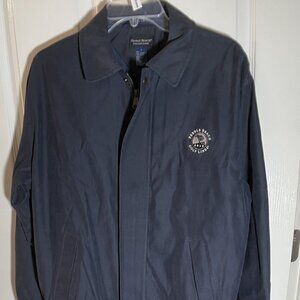 Pebble Beach Collection Jacket Size S Navy Blue Full Zipper  IN8100